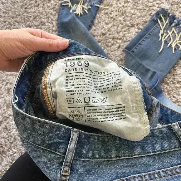 Gap Always Skinny Distressed Jeans women’s size 26 - Picture 11 of 12